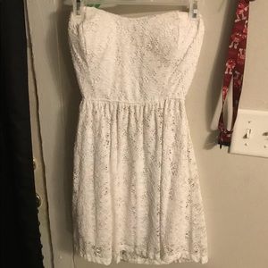 Rue 21 White Strapless dress!